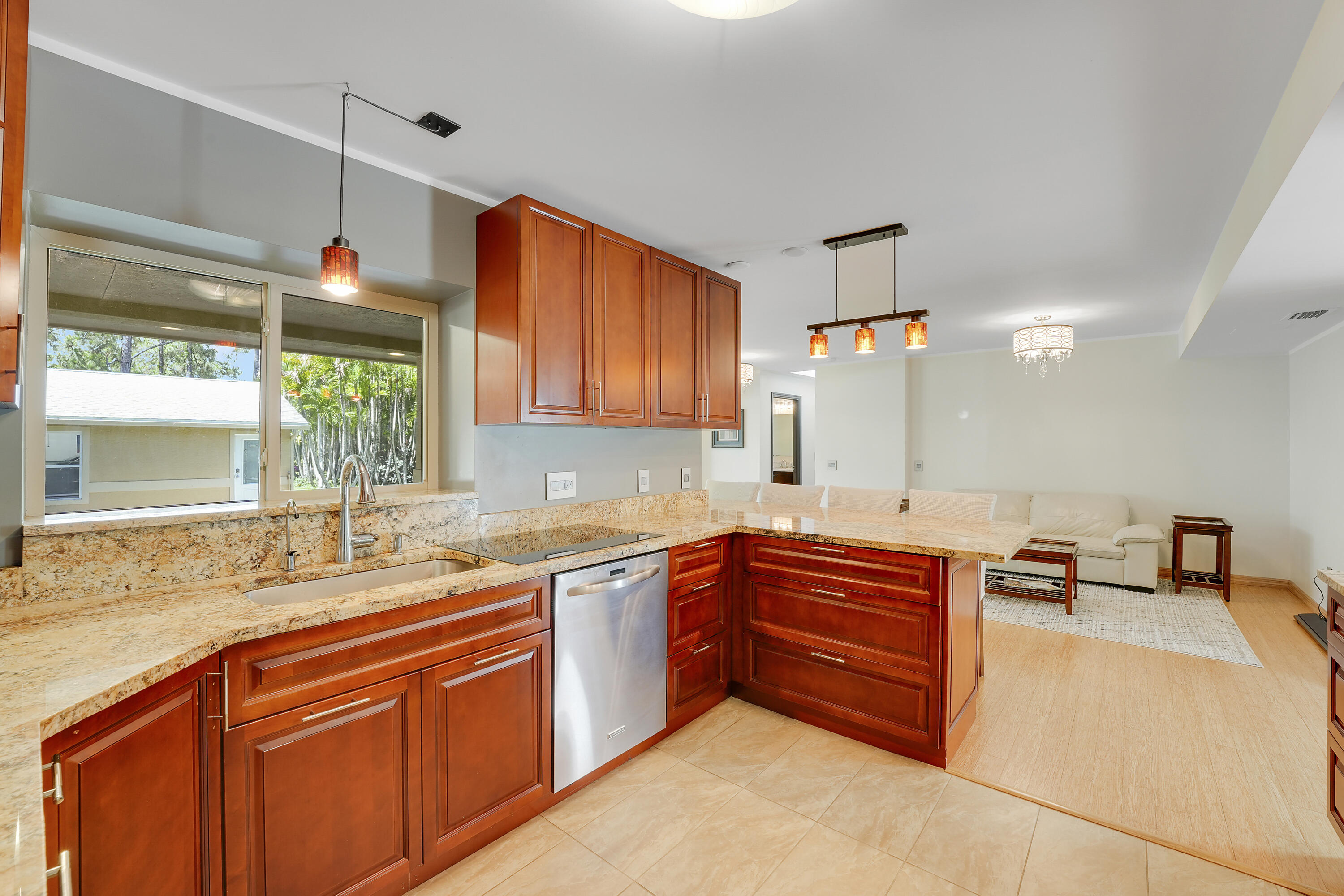 12263 Sandy Run Road Jupiter, FL 33478 - Photo 7 of 71 Kitchen / Cherry Wood Cabinets