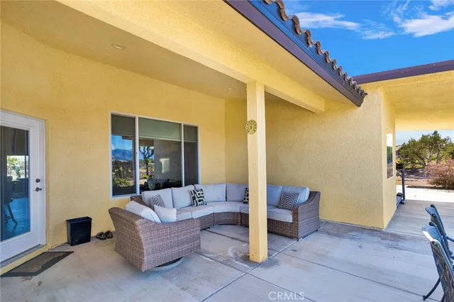 an aerial view of residential building and parking space