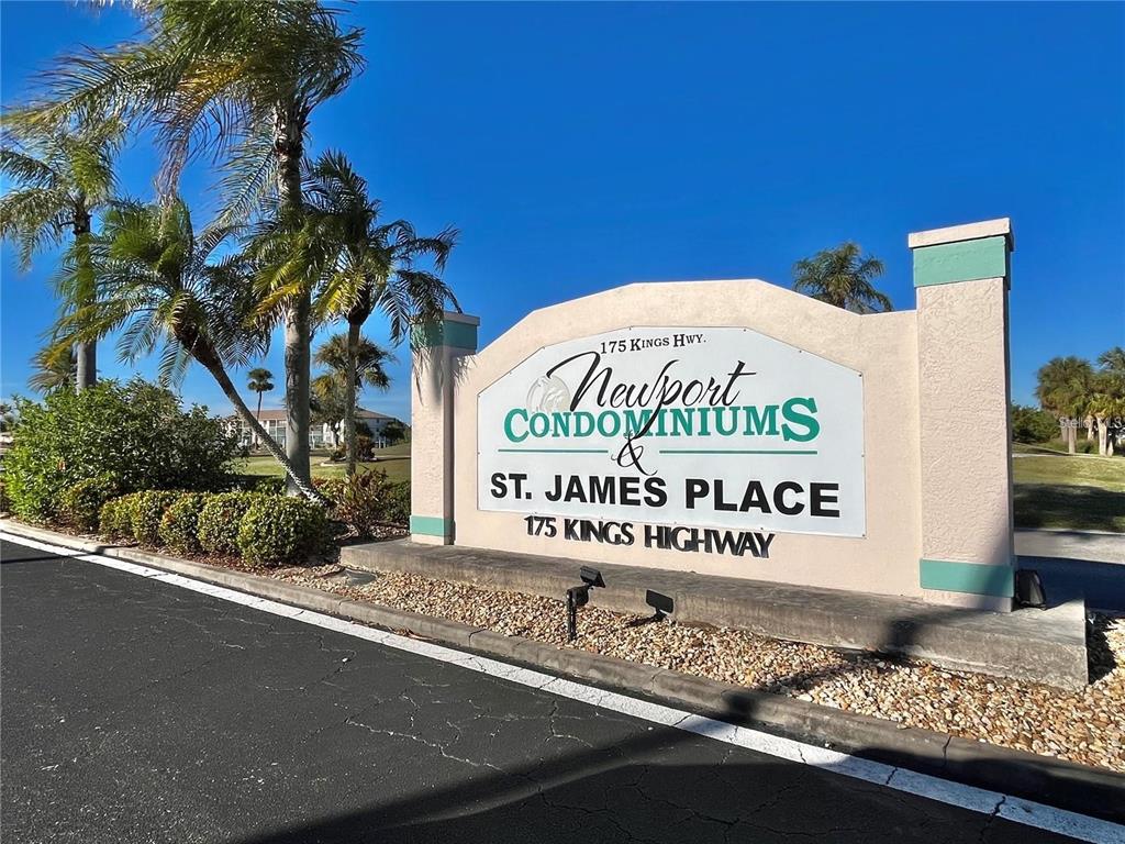 175 Kings Highway, Unit 236 Punta Gorda, FL 33983 - Photo 20 of 26 a sign on the side of a building
