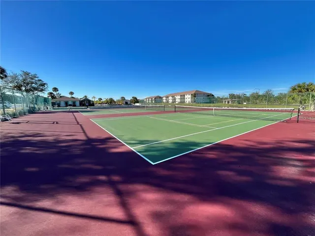 a view of a tennis court