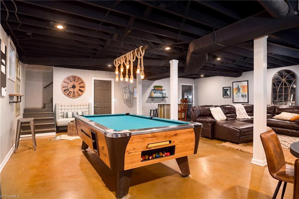 243 Clay Street Linwood, NC 27299 - Photo 30 of 38 Awesome Basement Den!!!!