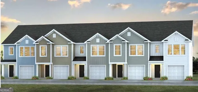 a view of multiple houses