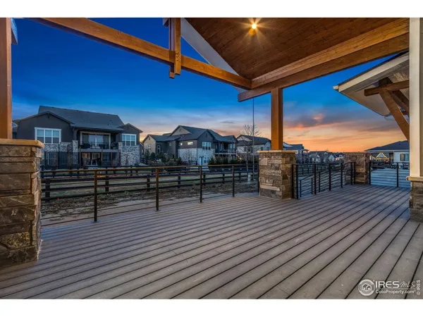 a view of outdoor space and deck