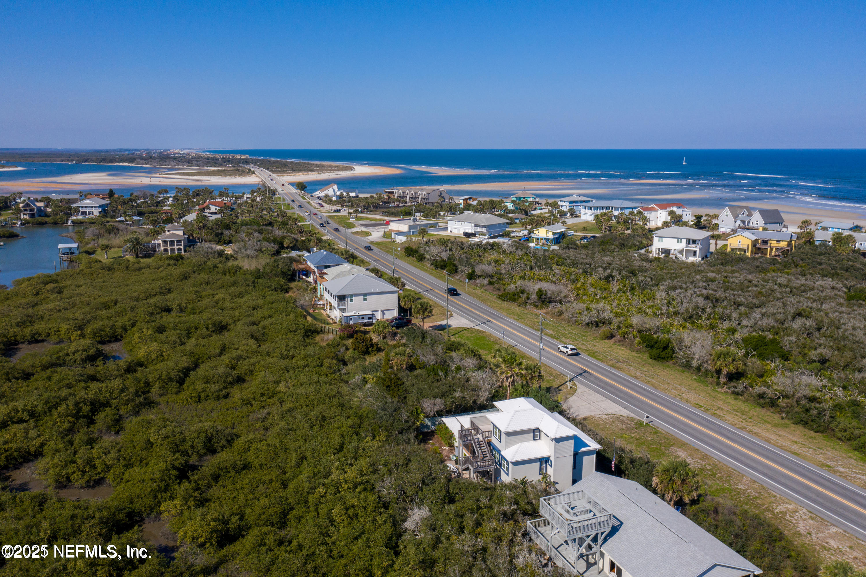 9009 A1A South St. Augustine, FL 32080 - Photo 4 of 7 an aerial view of residential building and ocean view