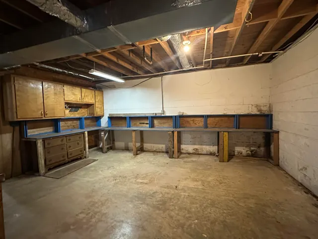 a kitchen with a stove and a sink