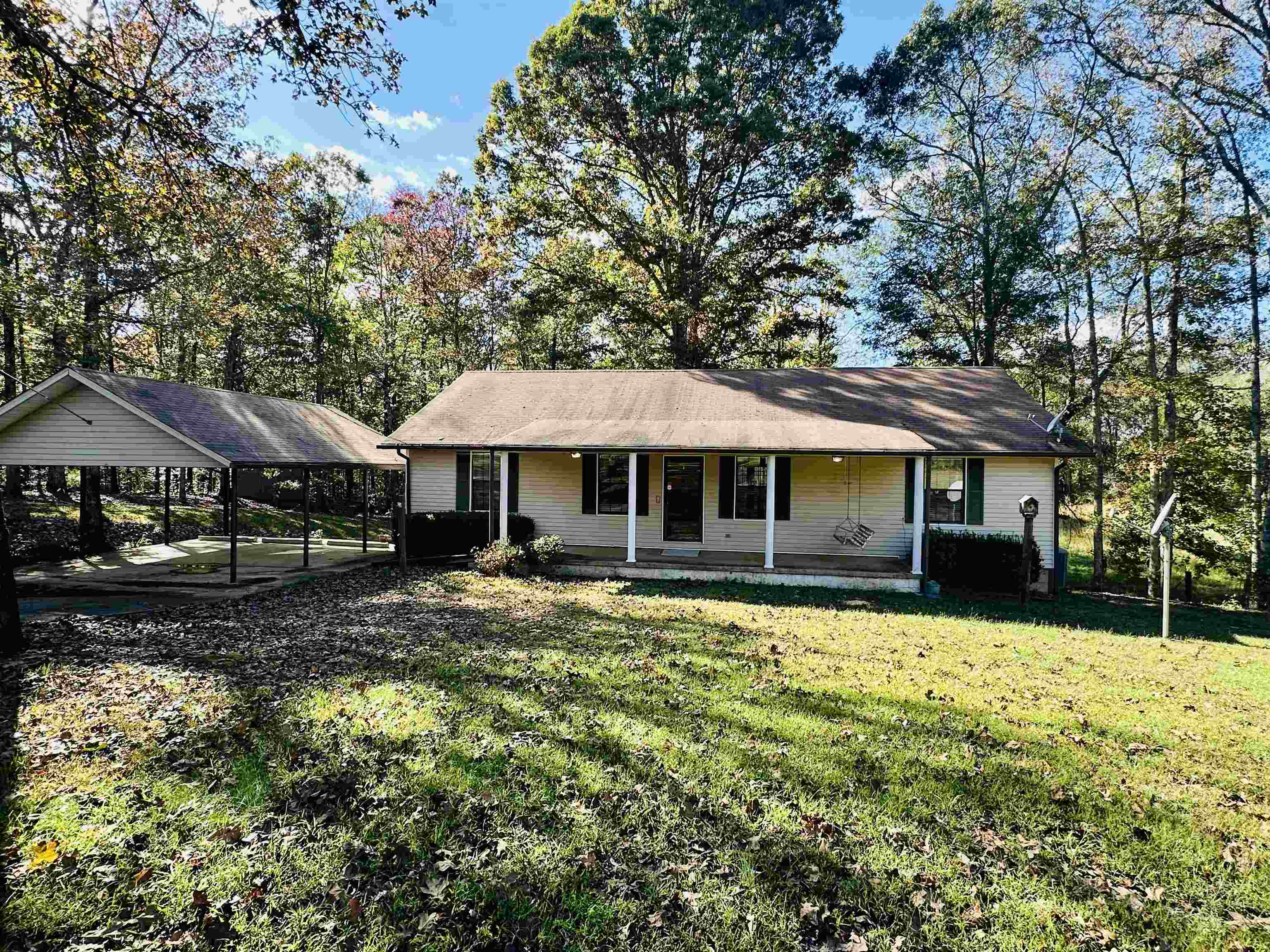 298 Matlock Road Ramer, TN 38367 - Photo 16 of 17 a front view of a house with a yard