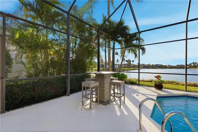 a view of an outdoor sitting area