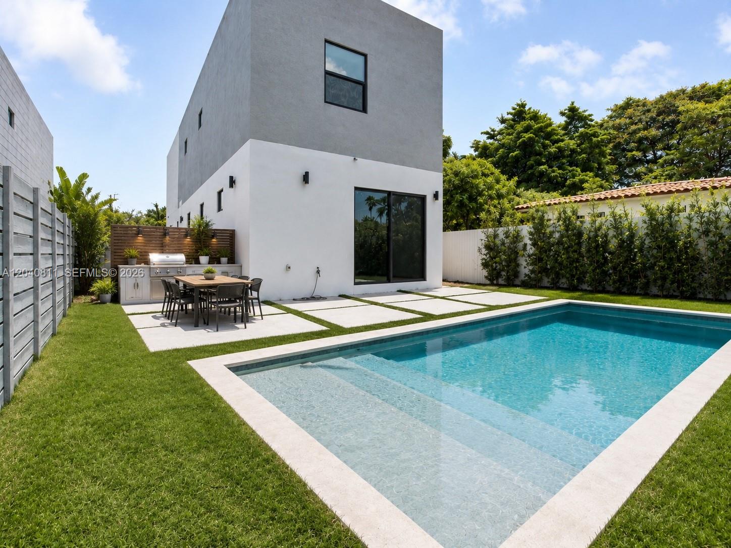 2320 Southwest 14th Street Miami, FL 33145 - Photo 6 of 31 Conceptual pool & BBQ area renderings for reference only.