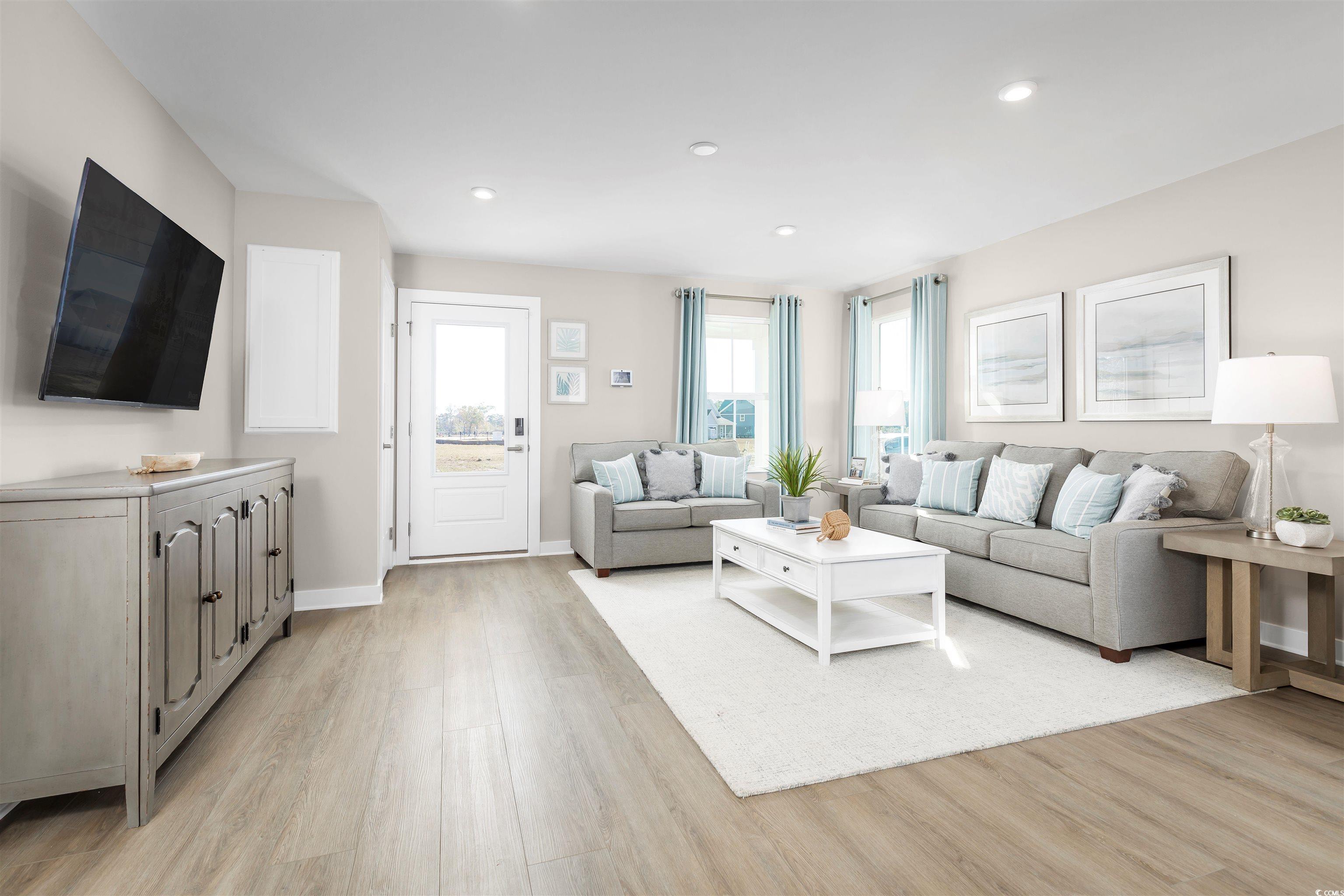 2760 Rowyn Street Longs, SC 29568 - Photo 3 of 16 Living room featuring light hardwood / wood-style floors