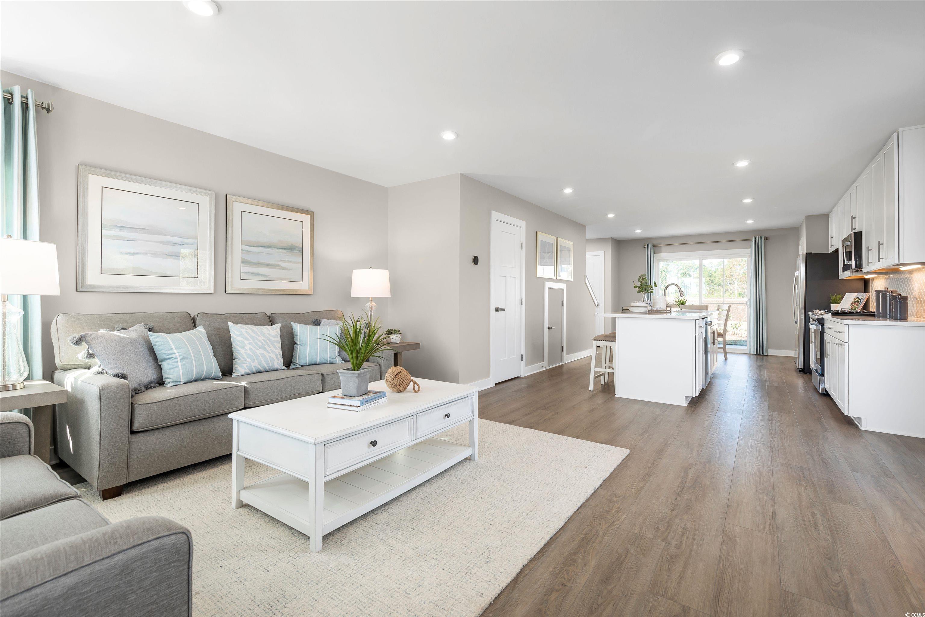 2760 Rowyn Street Longs, SC 29568 - Photo 6 of 16 Living room with light hardwood / wood-style floors