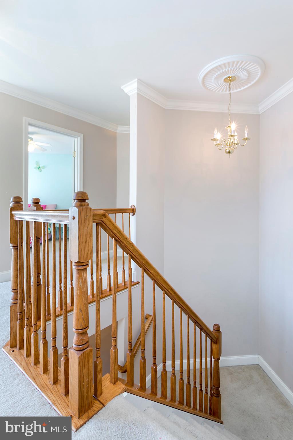 13 Johnson Road Pasadena, MD 21122 - Photo 9 of 28 Beautiful staircase to open Hallway