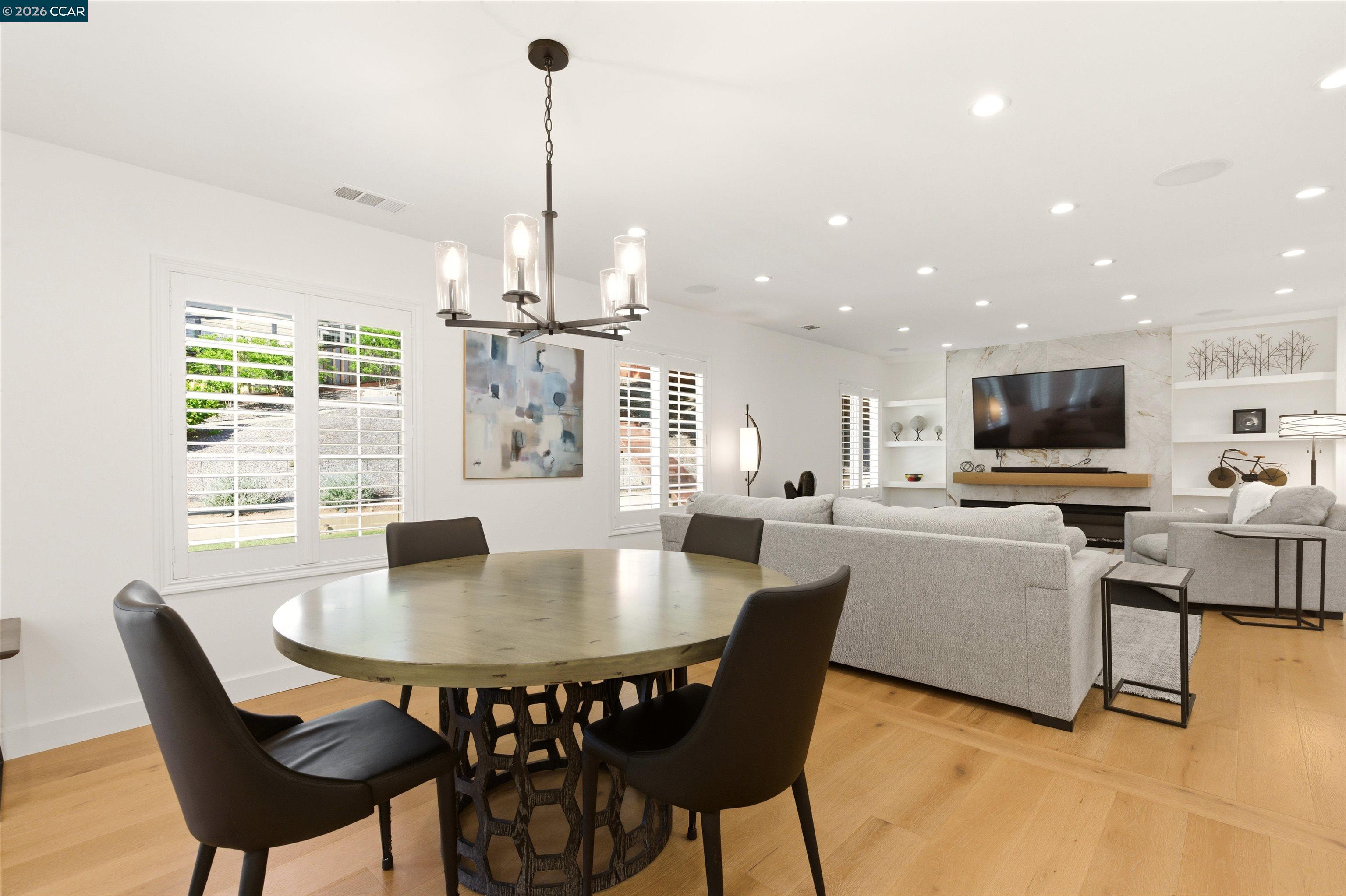 3298 Gloria Terrace Lafayette, CA 94549 - Photo 10 of 40 a view of a dining room with furniture window and outside view