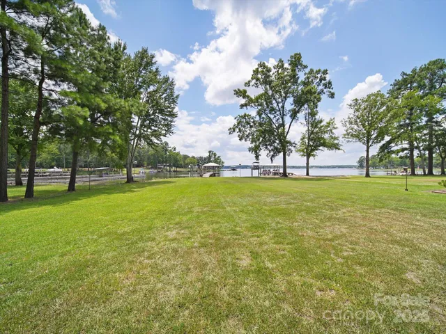 a view of field with trees
