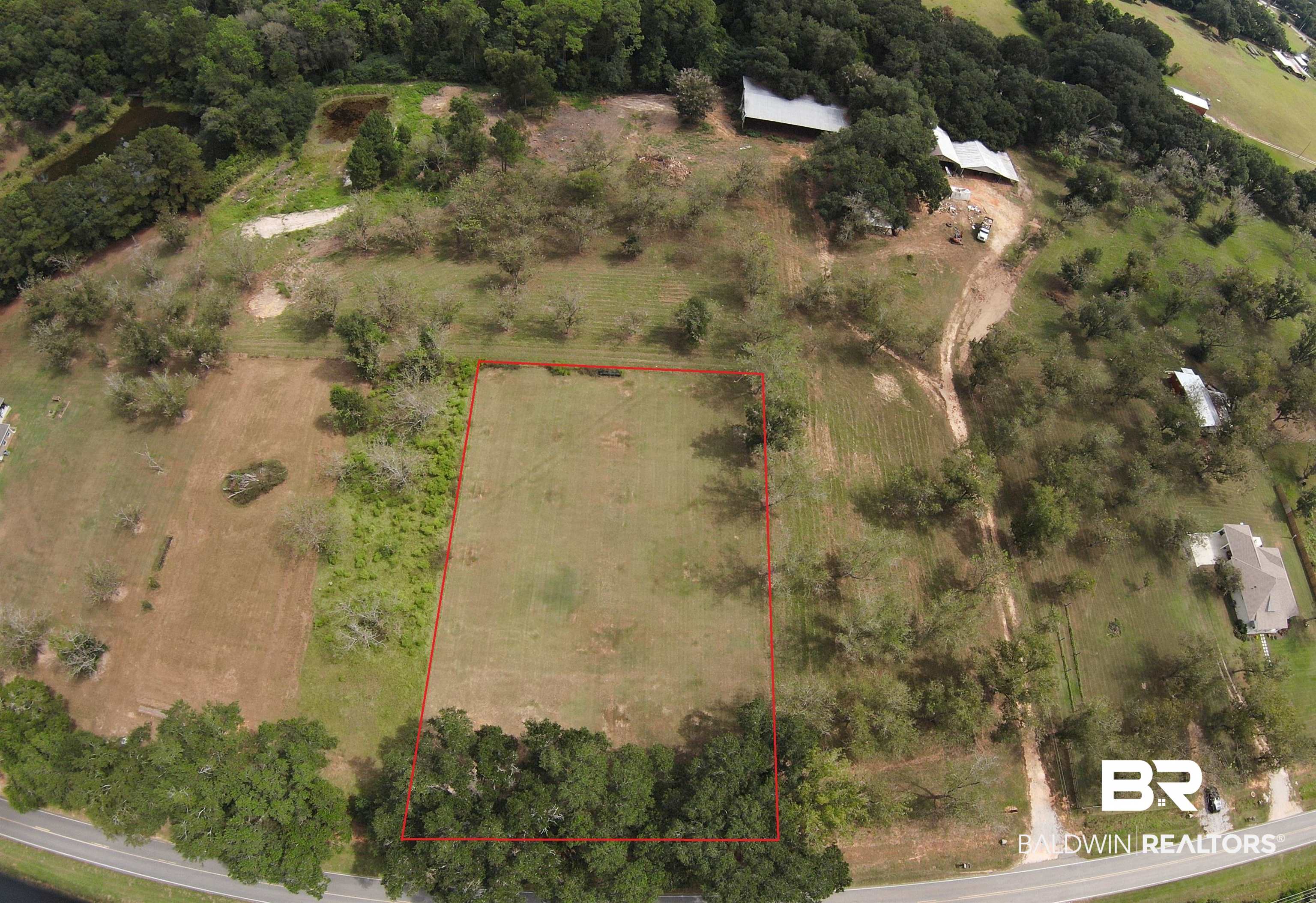 19310 County Road 33 Fairhope, AL 36532 - Photo 1 of 5 View of property location featuring property boundaries highlighted