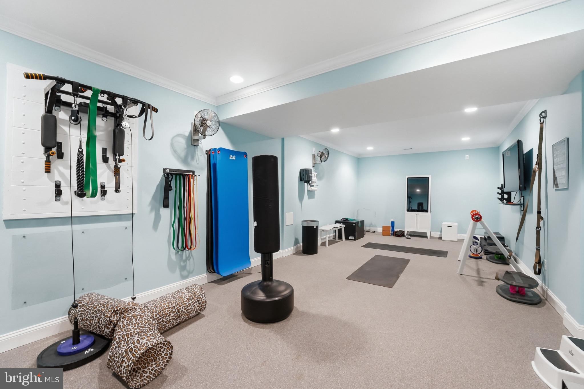 4873 Point Road Warrenton, VA 20187 - Photo 24 of 41 Versatile home gym with modern amenities.