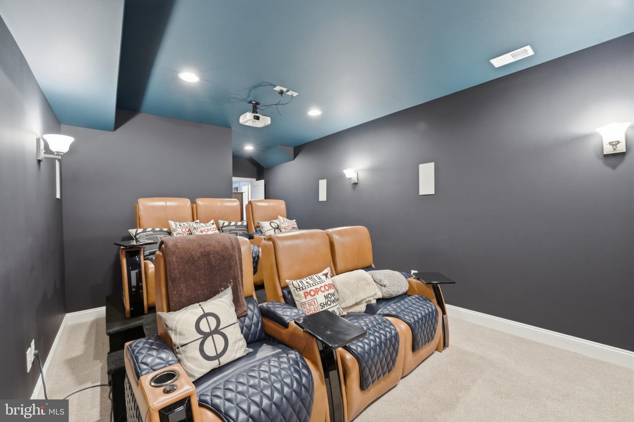 4873 Point Road Warrenton, VA 20187 - Photo 25 of 41 Cozy home theater with plush seating.
