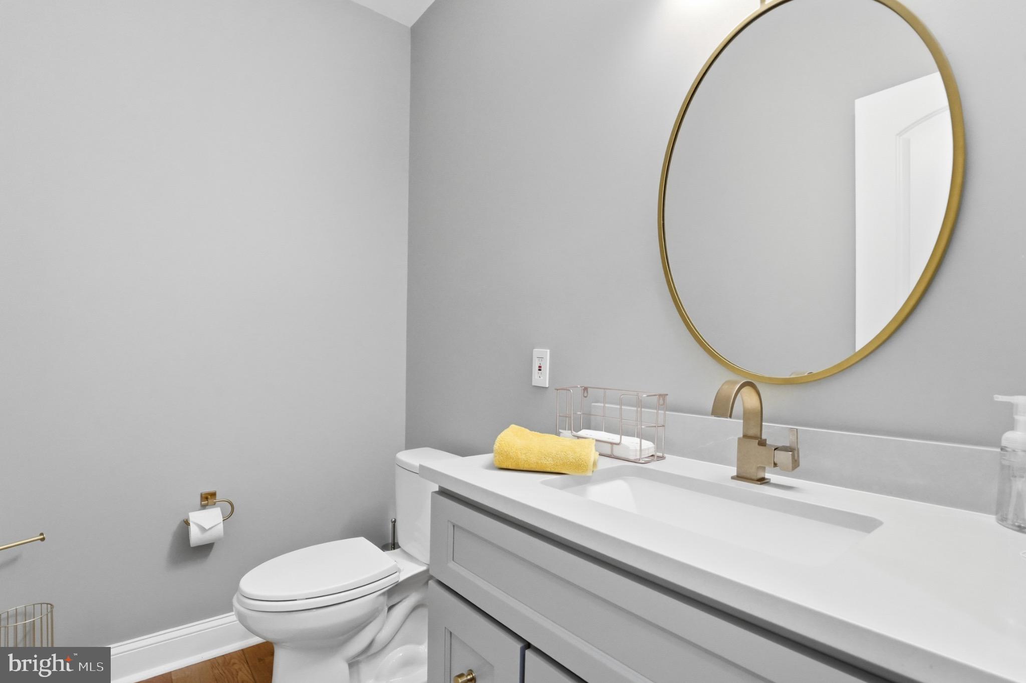 4873 Point Road Warrenton, VA 20187 - Photo 27 of 41 Sleek modern bathroom with elegant accents.