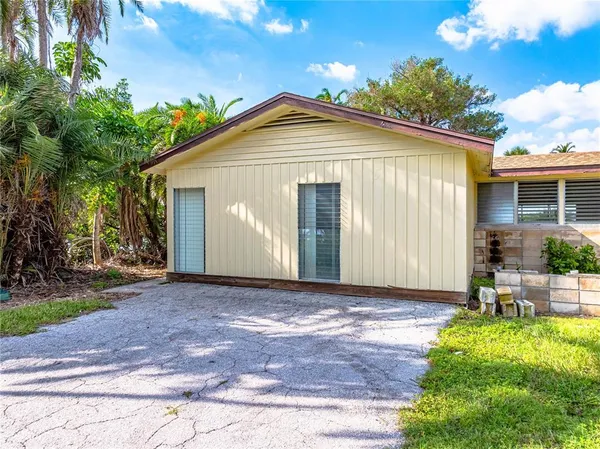 a view of a lake with an outdoor space
