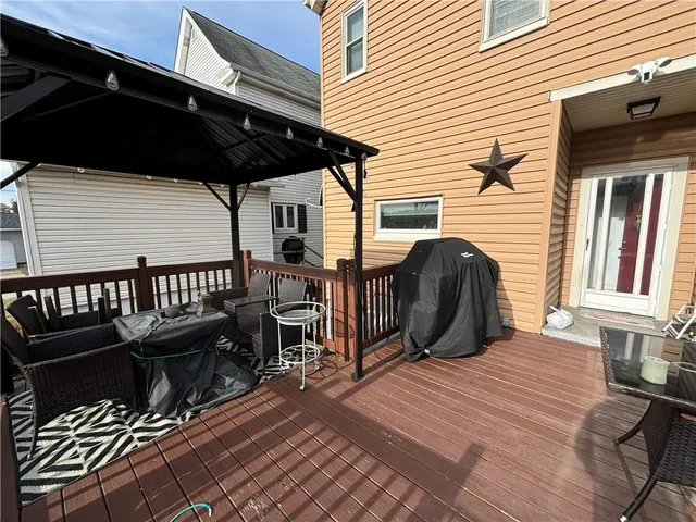 a view of a roof deck