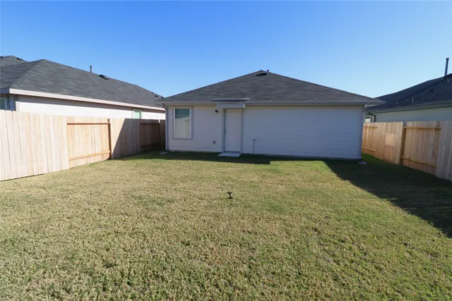 a large house with a yard