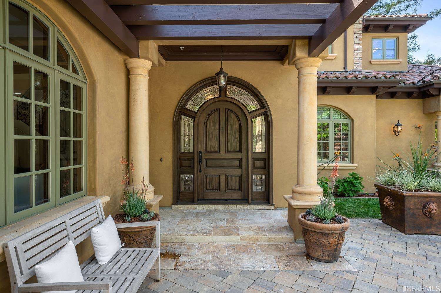 73 Irving Avenue Atherton, CA 94027 - Photo 15 of 99 a front view of a house with garden