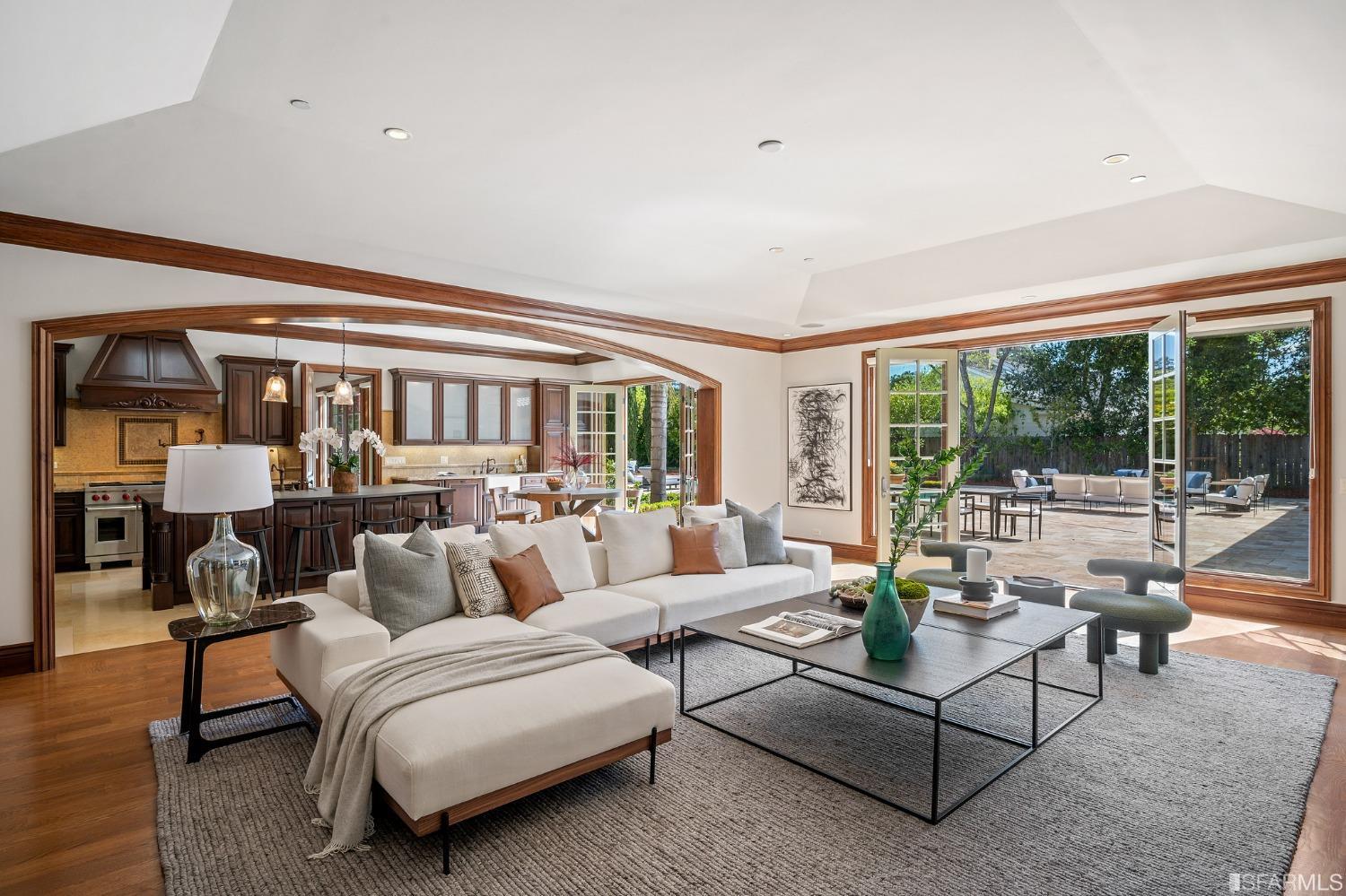 73 Irving Avenue Atherton, CA 94027 - Photo 40 of 99 a living room with furniture and a large window