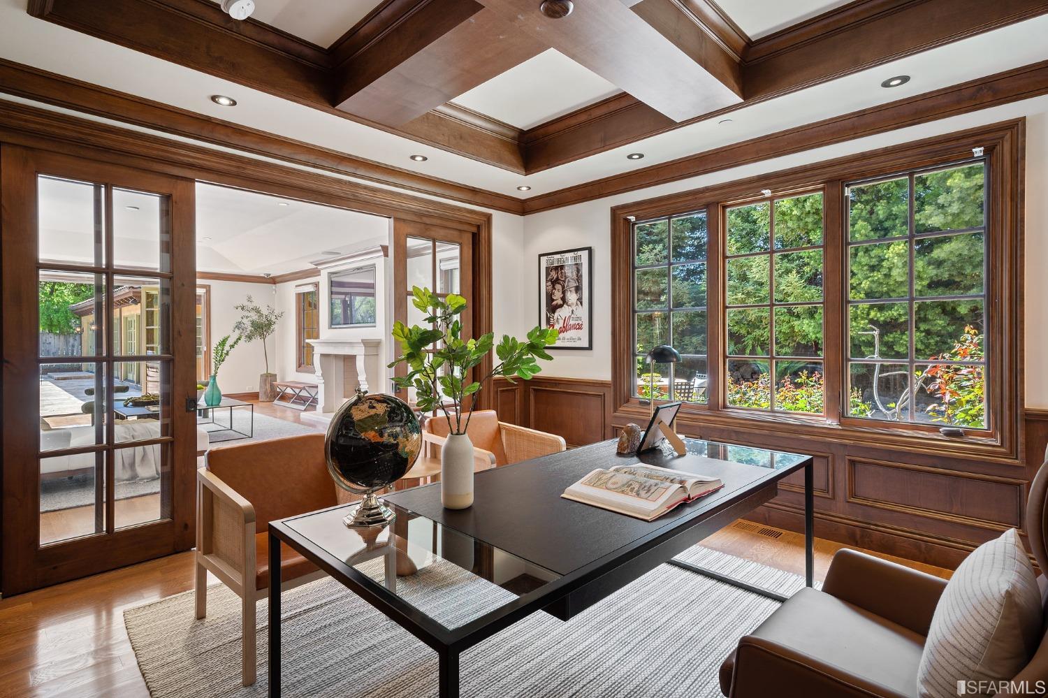 73 Irving Avenue Atherton, CA 94027 - Photo 45 of 99 a living room with furniture and a large window