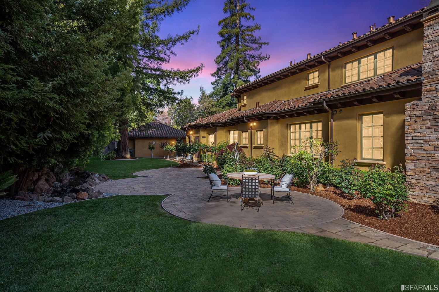 73 Irving Avenue Atherton, CA 94027 - Photo 99 of 99 a couple of table and chairs in the patio