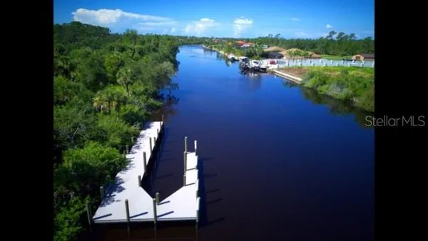a view of lake from balcony