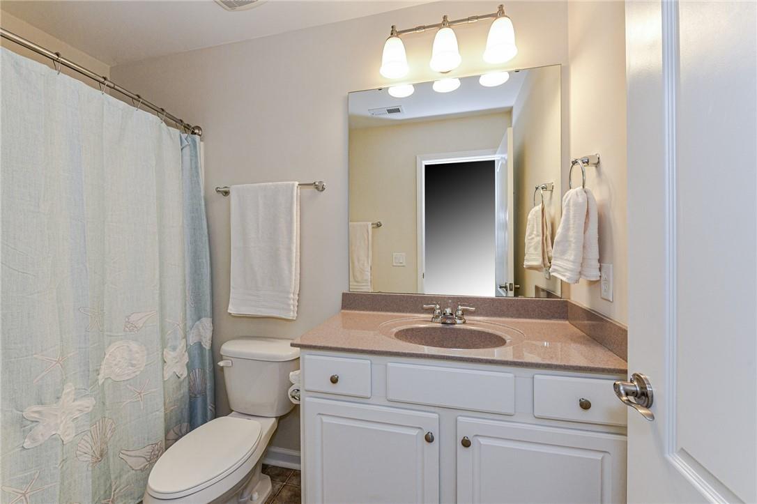1223 Gold Rush Court Fort Mill, SC 29708 - Photo 32 of 39 a bathroom with a sink a toilet and a mirror