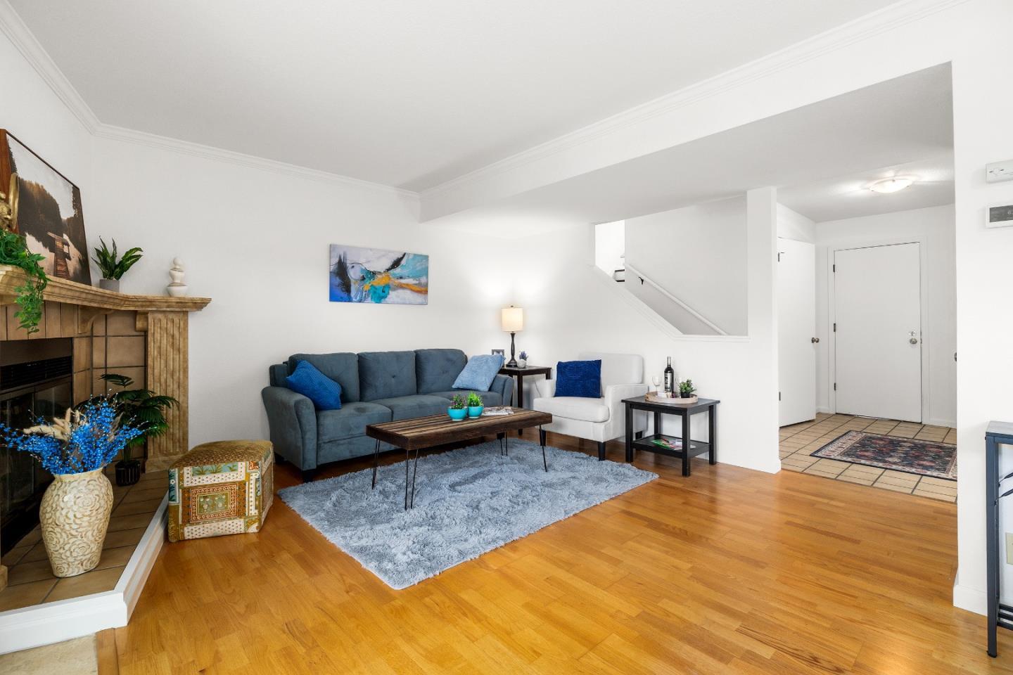 3205 Stockbridge Lane Santa Cruz, CA 95065 - Photo 6 of 30 a living room with furniture and a rug