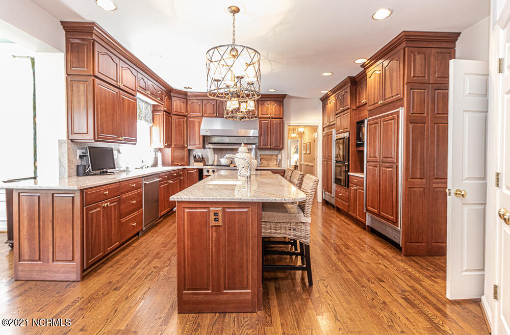 Custom cherry cabinets