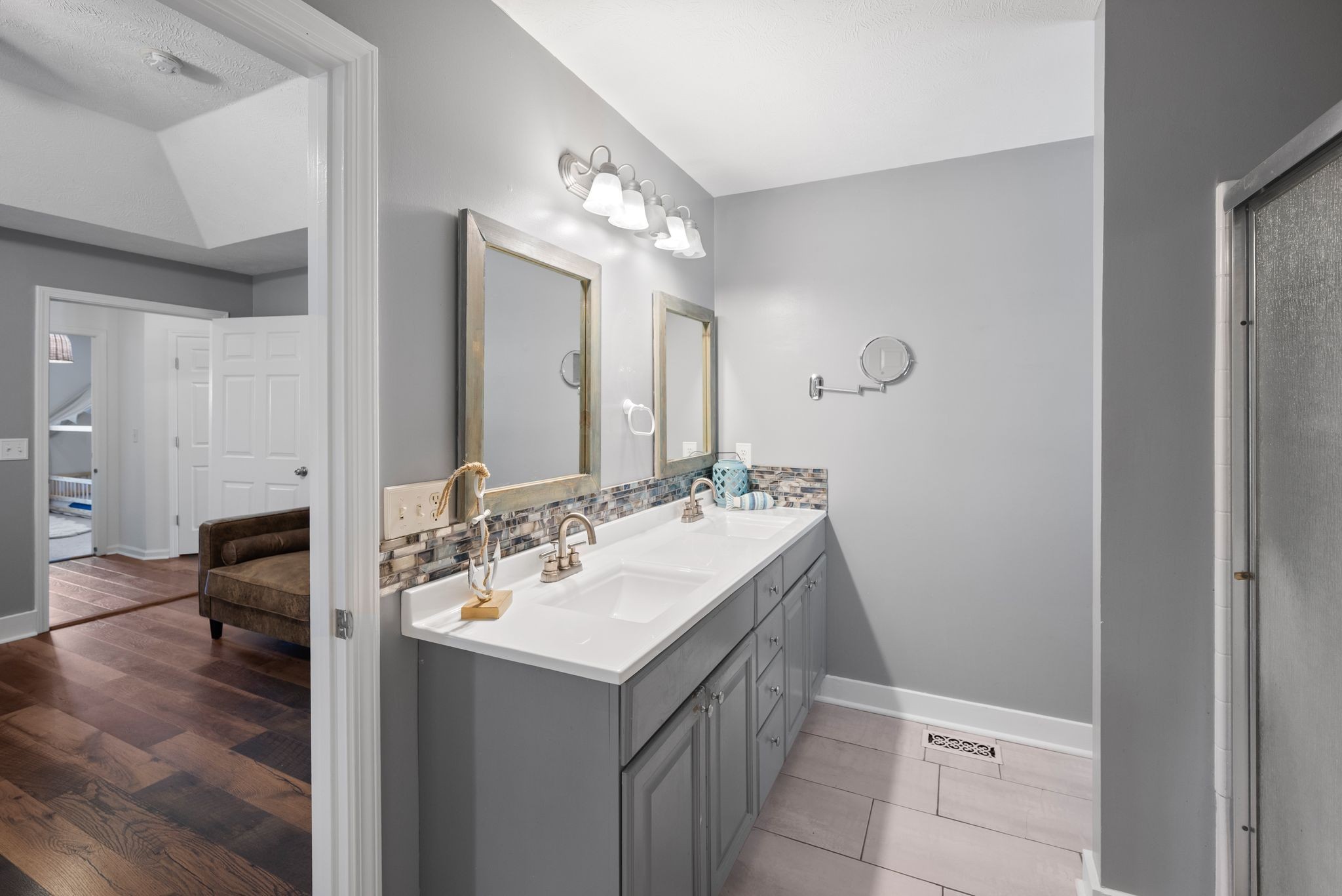 4223 Birmingham Road Lebanon, TN 37090 - Photo 21 of 30 a bathroom with a sink double vanity and a mirror