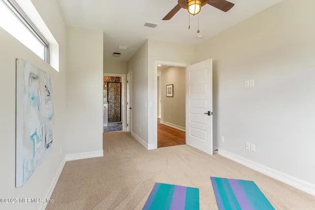 a view of a lake with an outdoor space