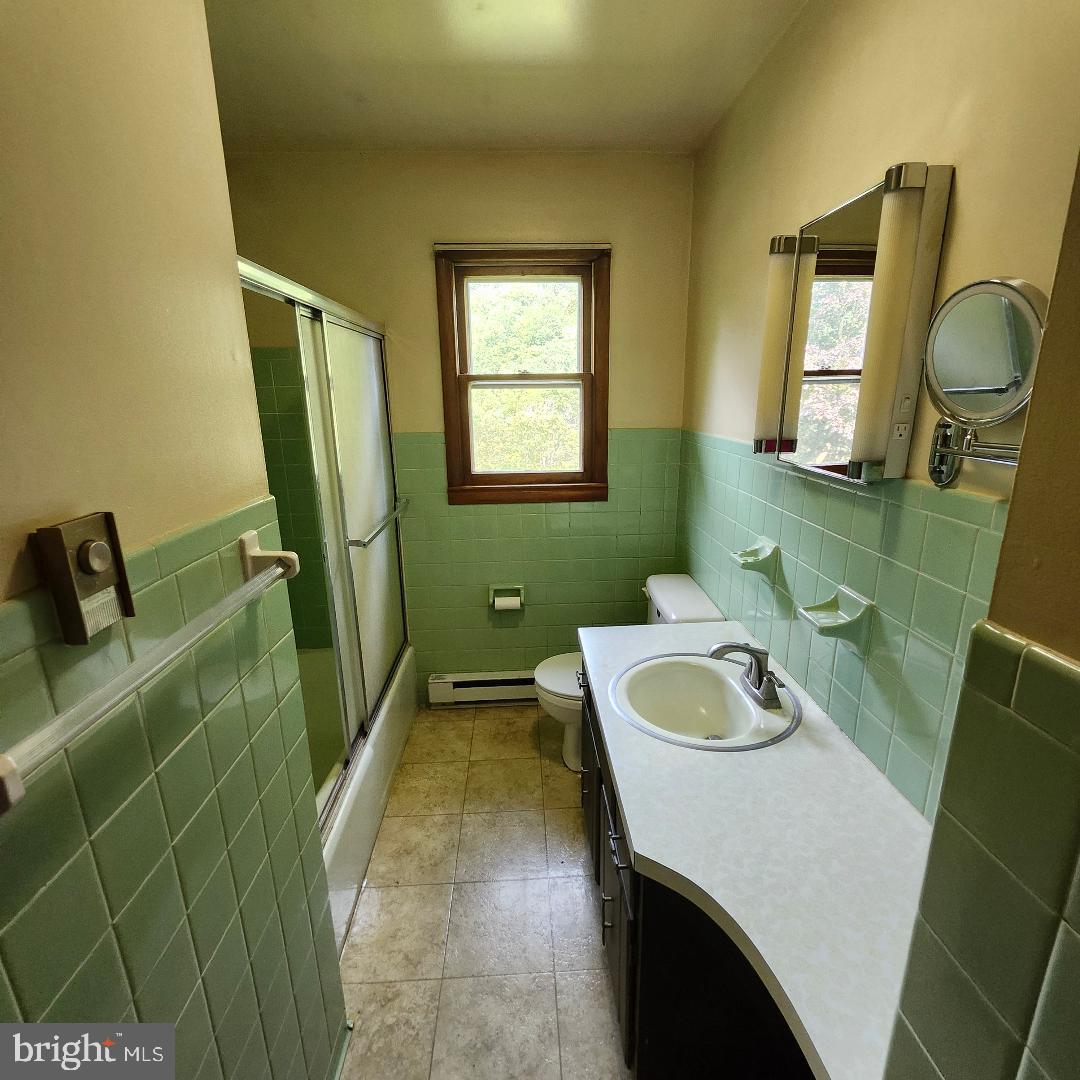 2445 Bear Wallow Hollow Road Augusta, WV 26704 - Photo 11 of 22 a bathroom with a sink a toilet and mirror