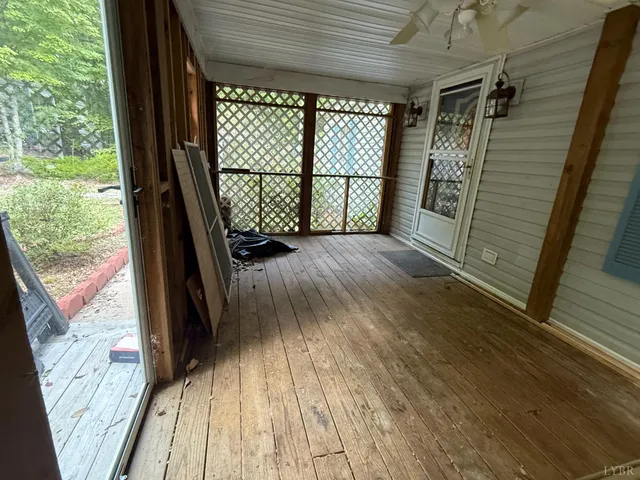 a view of front door