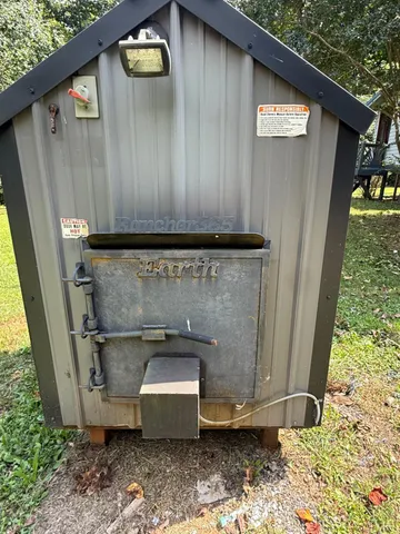 a view of a wooden door