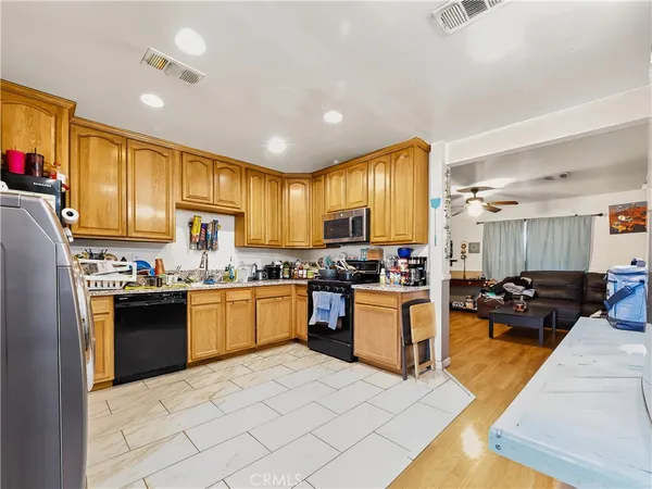 a storage room with washer and dryer