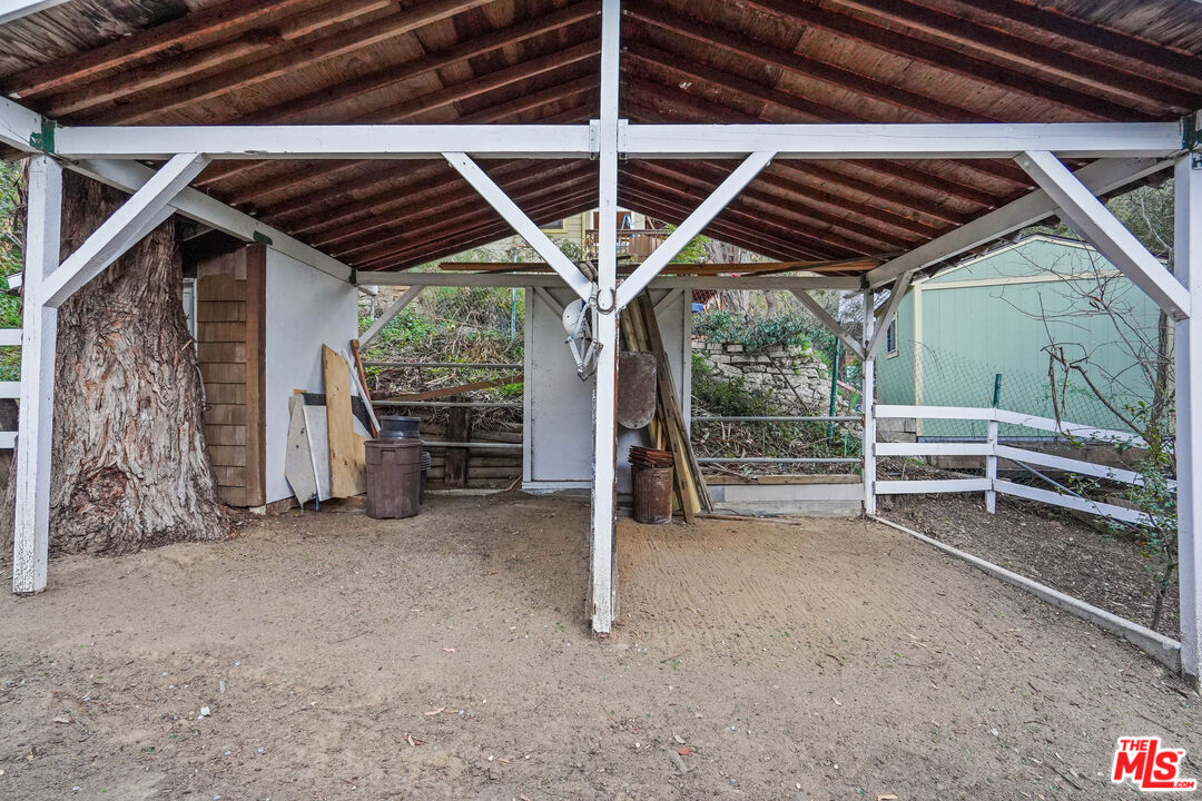 21658 Encina Road Topanga, CA 90290 - Photo 42 of 53 a view of room with wooden ceiling