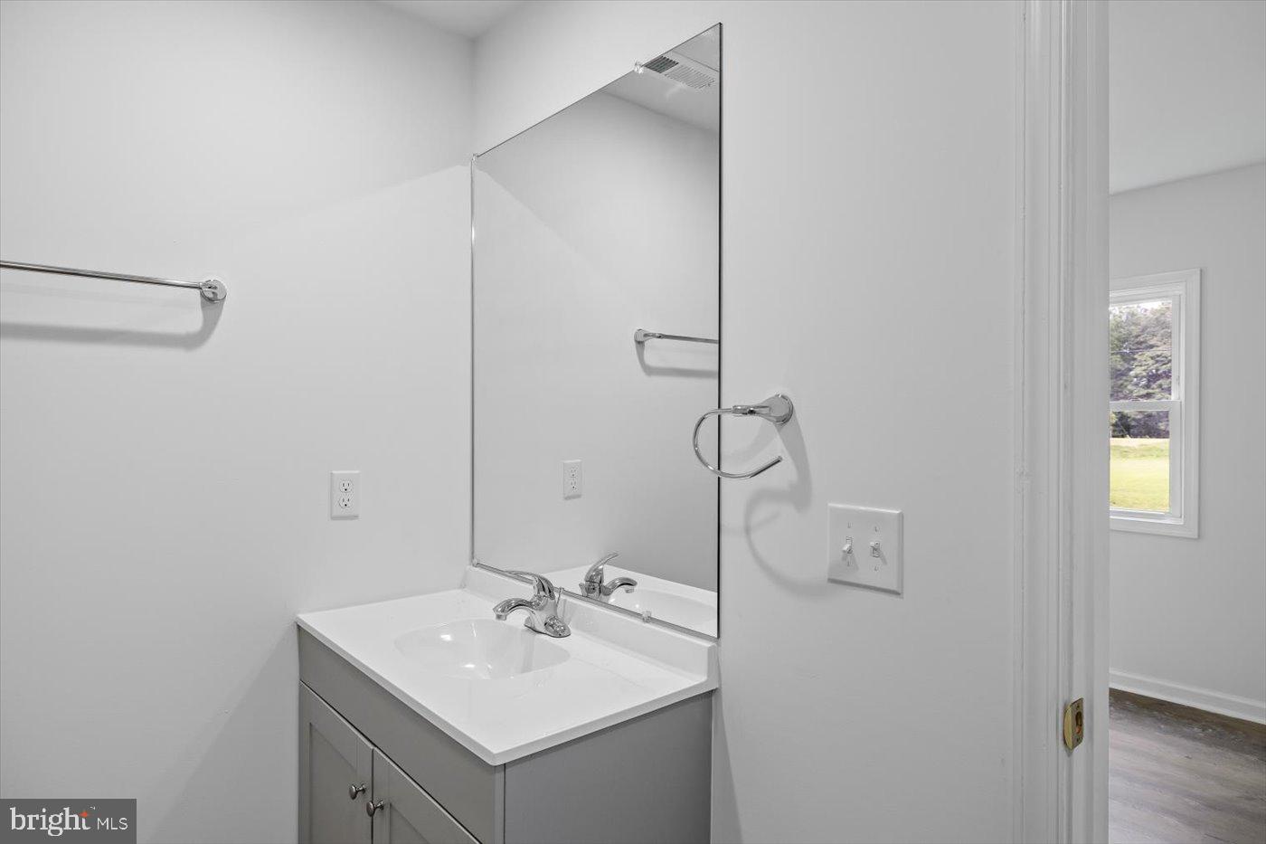 17287 Oakshade Road Orange, VA 22960 - Photo 17 of 26 a bathroom with a sink and mirror