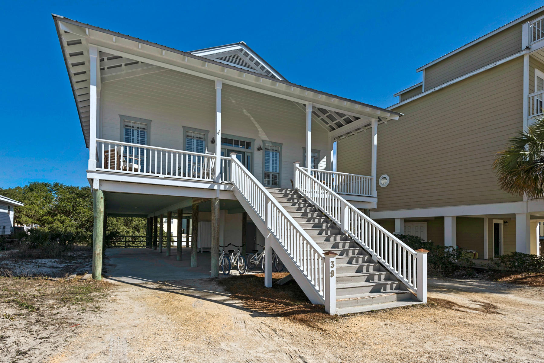39 Sandy Lane Santa Rosa Beach, FL 32459 - Photo 2 of 87 a view of balcony with deck and wooden floor
