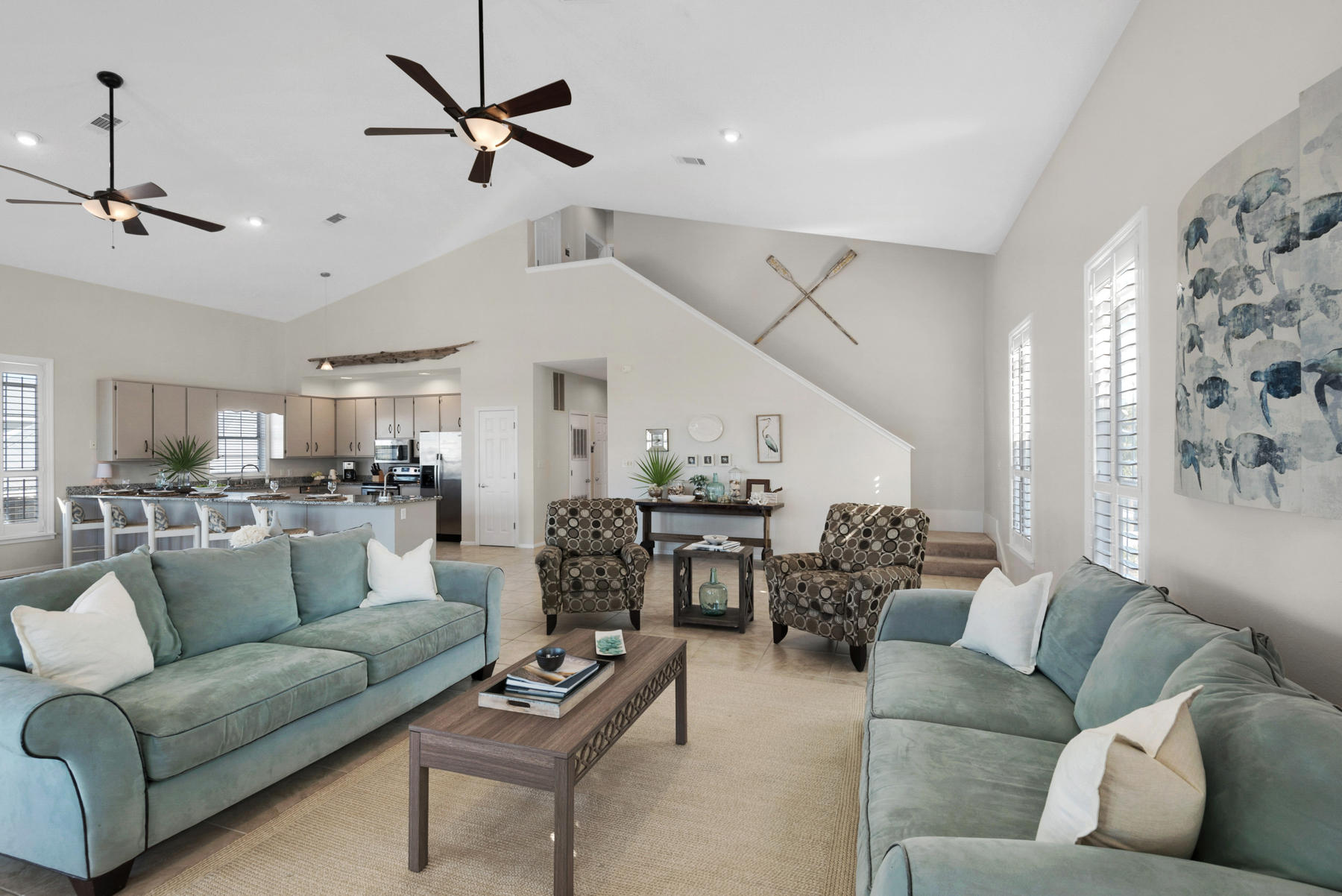 39 Sandy Lane Santa Rosa Beach, FL 32459 - Photo 13 of 87 a living room with furniture and kitchen view