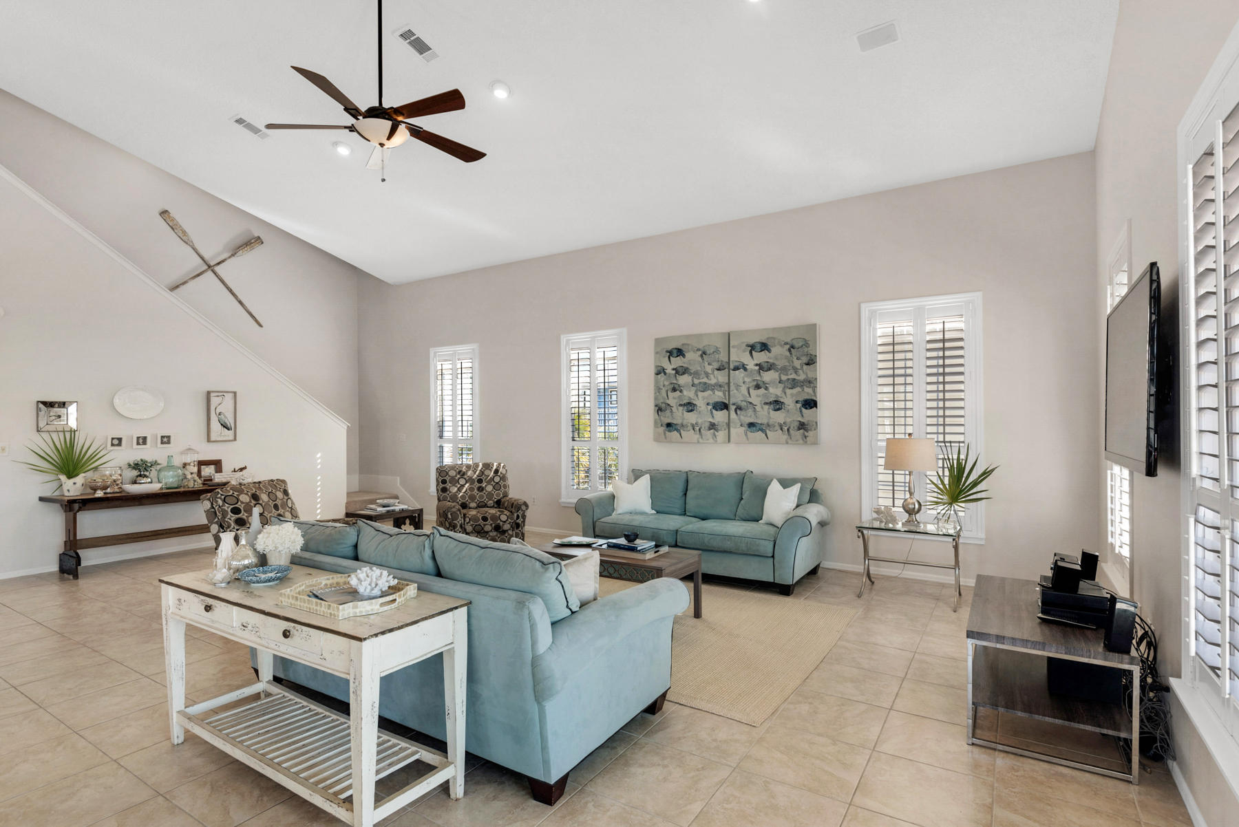 39 Sandy Lane Santa Rosa Beach, FL 32459 - Photo 8 of 87 a living room with furniture and a large window