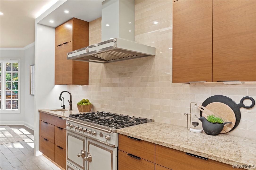 13213 Edmonton Drive Midlothian, VA 23113 - Photo 12 of 49 a kitchen with granite countertop a stove and a sink