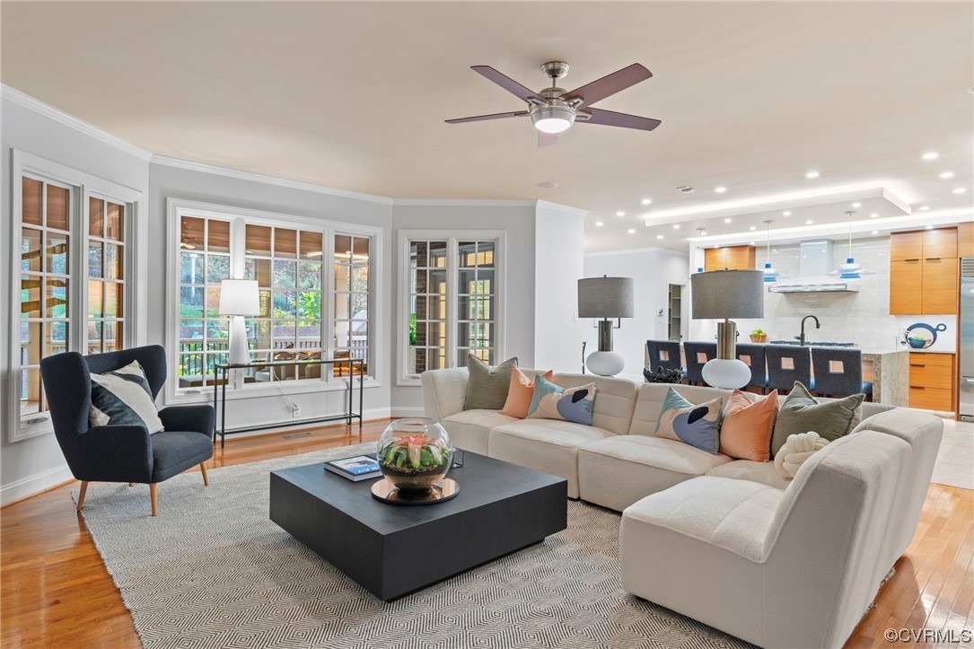 13213 Edmonton Drive Midlothian, VA 23113 - Photo 9 of 49 a living room with furniture and a large window