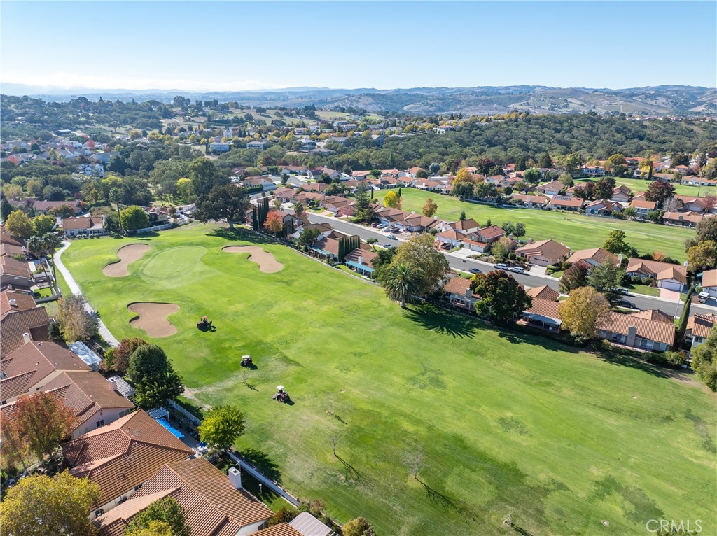 918 Inverness Drive Paso Robles, CA 93446 - Photo 35 of 38 an aerial view of a residential houses with outdoor space and trees
