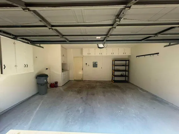 a view of a room with racks