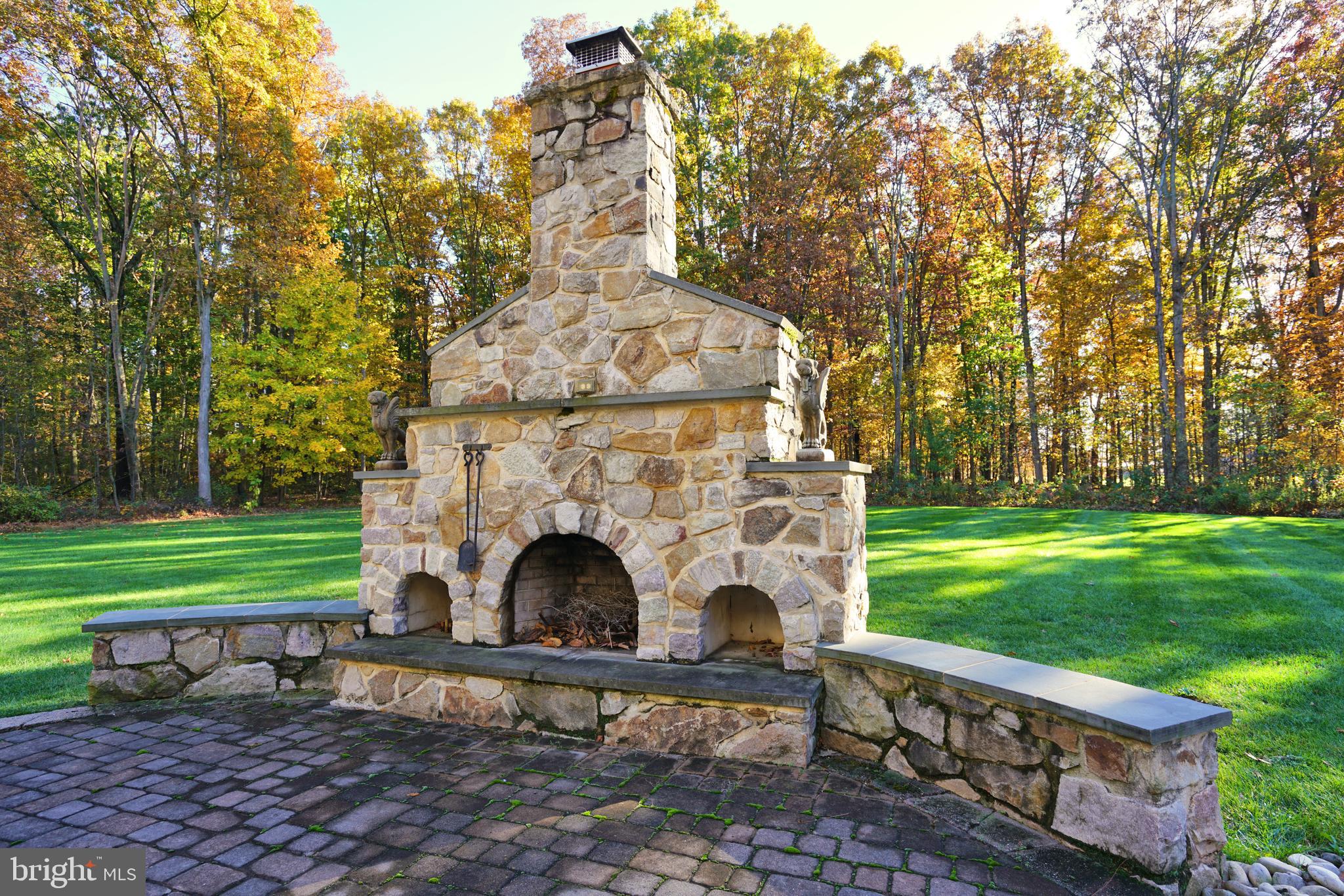 780 Forest Road Perkasie, PA 18944 - Photo 36 of 42 Fall evenings by the beautiful stone fireplace