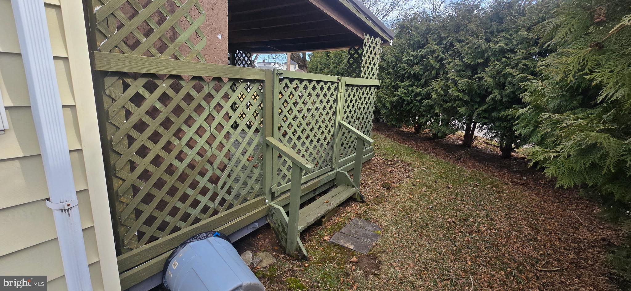901 Garver Street Roaring Spring, PA 16673 - Photo 15 of 28 Charming outdoor space with lattice accents.