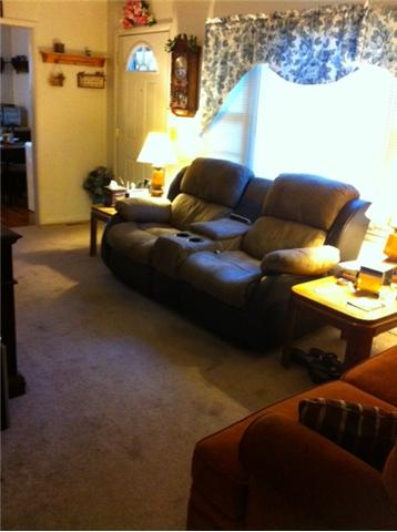 Cozy Living Room with large picture window for great lighting